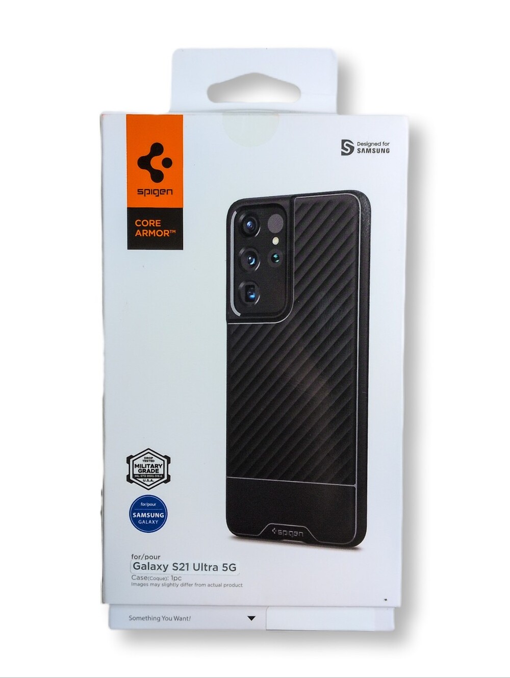 Spigen Core Armor Matte Black - Samsung Galaxy S21 Ultra 5G - NEW SEALED